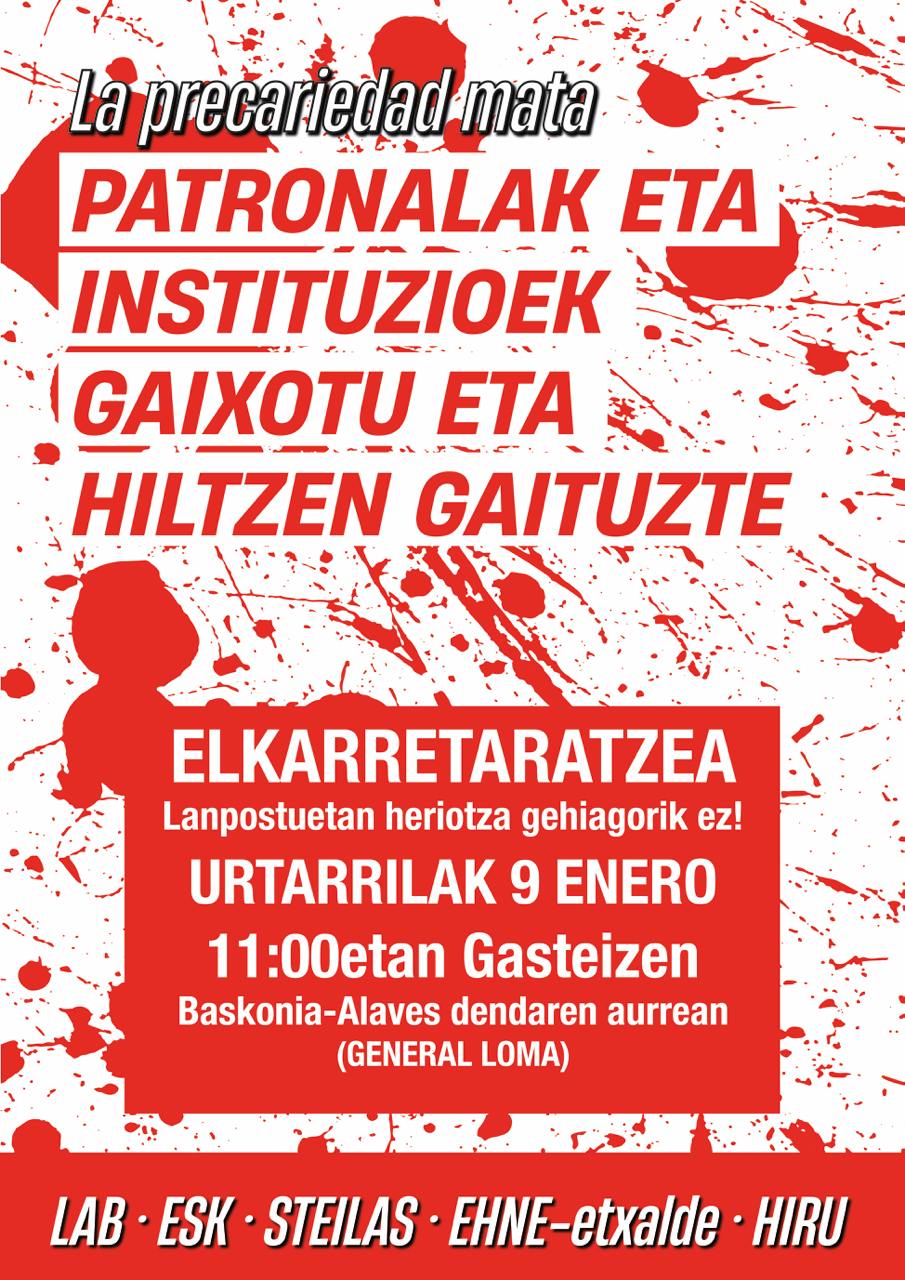 2025eko lehen lan-heriotza eraikuntzan izan da