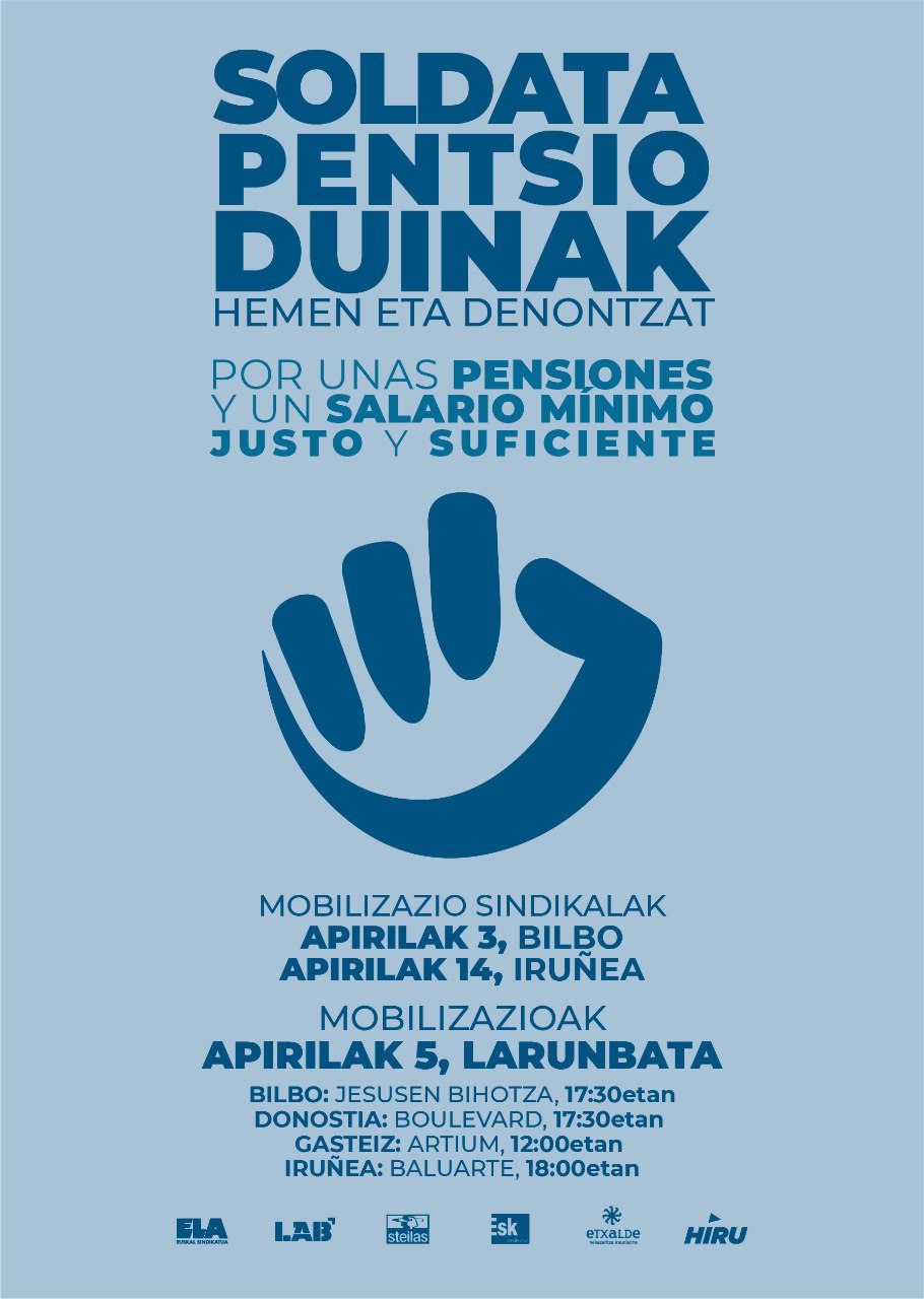 Soldata eta pentsio duinak. Hemen eta denontzat